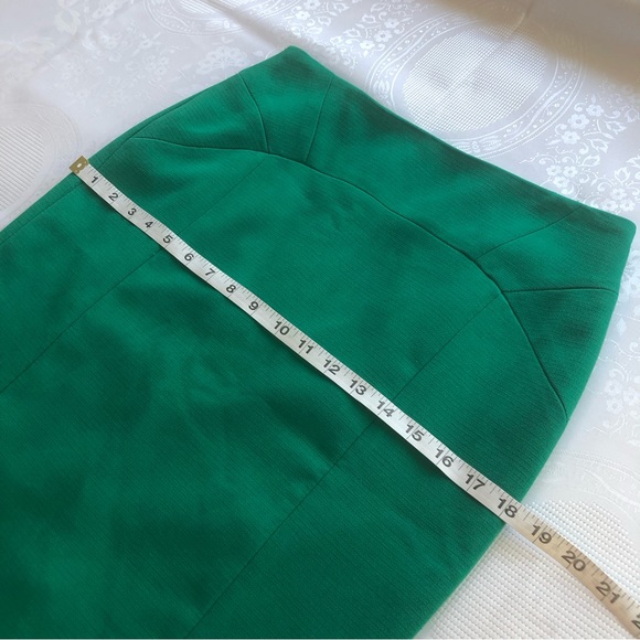 The Limited Women’s Size 4 Emerald Green Pencil Dress Skirt Back Zip Knee-High - Picture 11 of 16